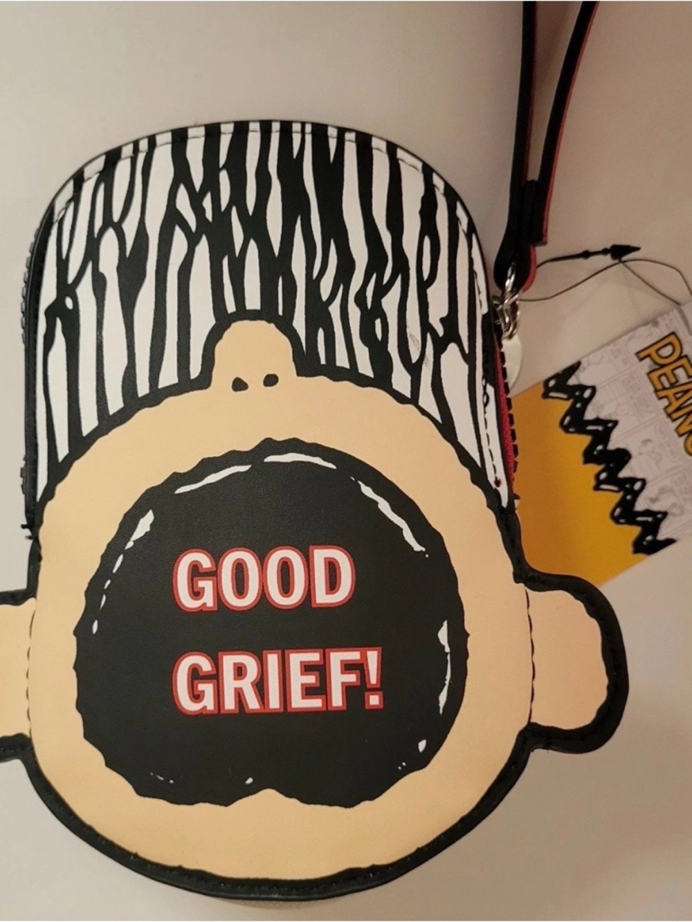 NWT Peanuts Charlie Brown Good Grief Coin Purse Baseball Hat— BoxLunch Exclusive